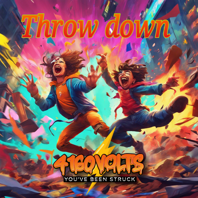 Throw down cover art