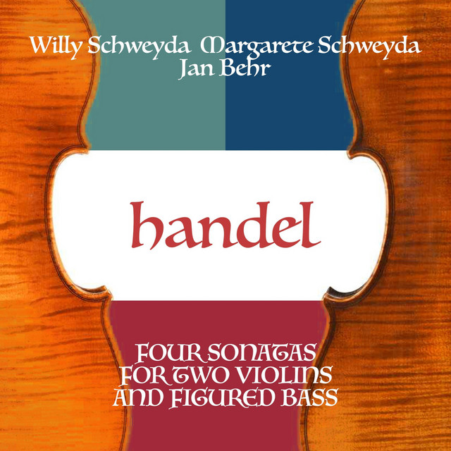 Handel: Four Sonatas for Two Violins and Figured Bass cover art