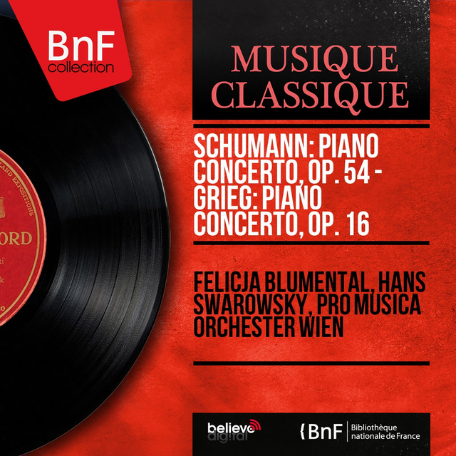 Schumann: Piano Concerto, Op. 54 - Grieg: Piano Concerto, Op. 16 (Mono Version) cover art