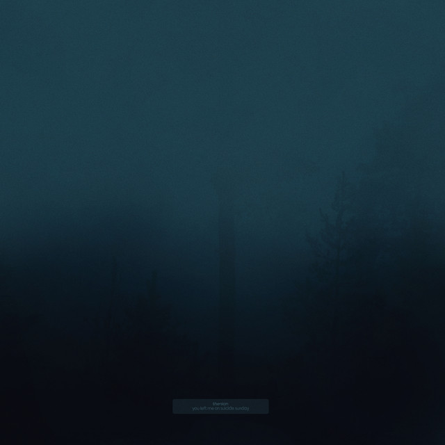 you left me on suicide sunday by thenian album cover