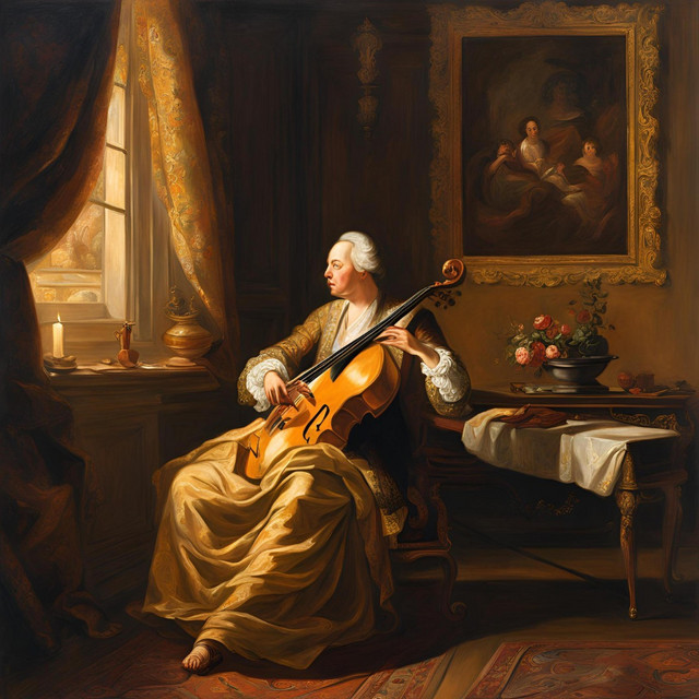Concerto for Viola de Gamba and Strings in A major, Largo artwork