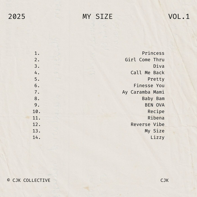 My Size, Vol. 1 cover art