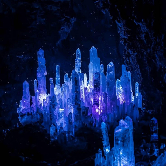 glowing crystals album image