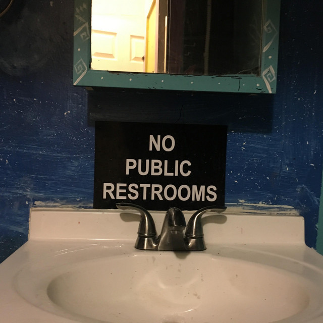 No Public Restrooms