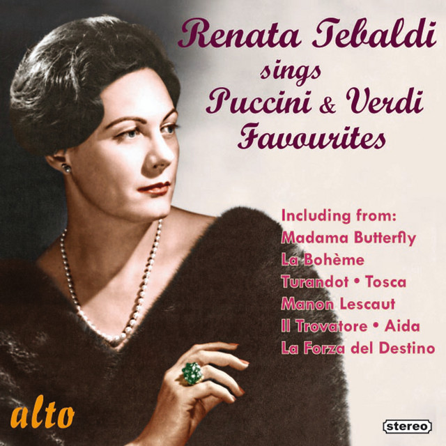 Renata Tebaldi Sings Puccini & Verdi Favourites cover