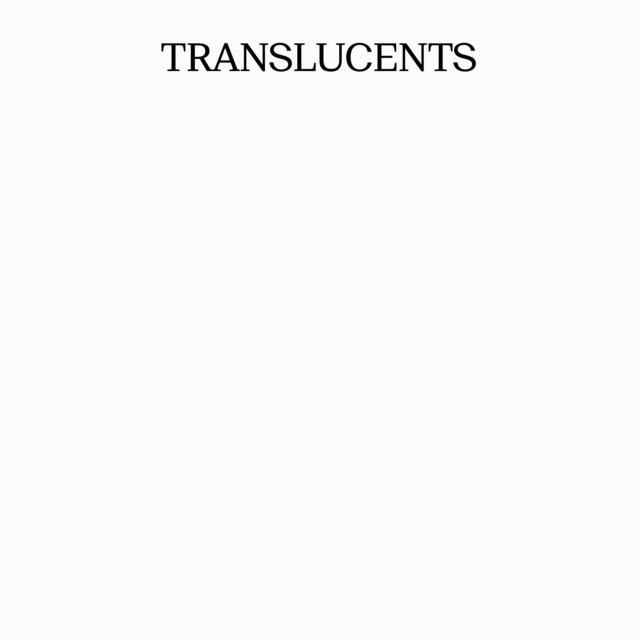 Translucents cover art