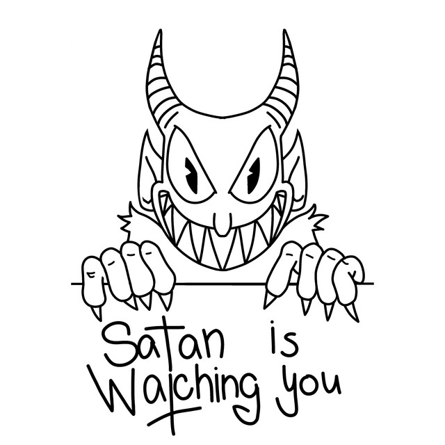 satan is watching you cover art