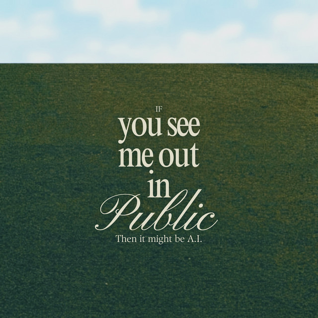 If You See Me Out In Public Then It Might Be A.I. cover art