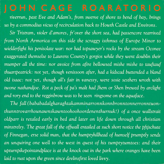 Cage: Roaratorio