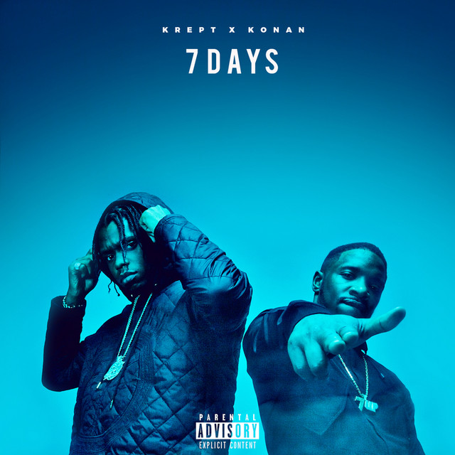 Omslag för 7 Days / 7 Nights av Krept & Konan
