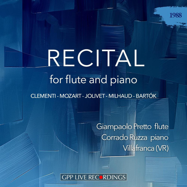 Recital for flute and piano: Pretto, Ruzza (1988)