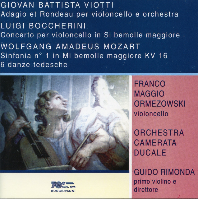 Viotti: Adagio et rondeau - Boccherini: Cello Concerto - Mozart: German Dances cover art
