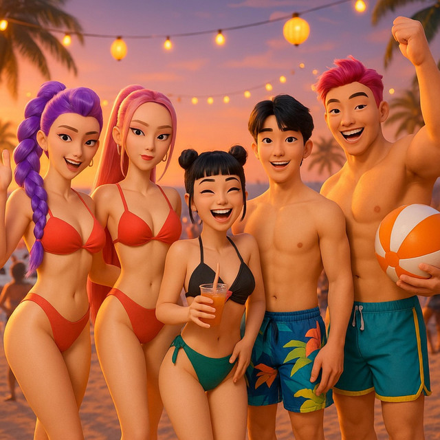 KPop Demon Hunters A Fun Day At The Beach Song