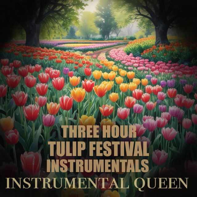 3 Hours Tulip Festival Spring Aesthetic Music for Walking Through Tulip ...