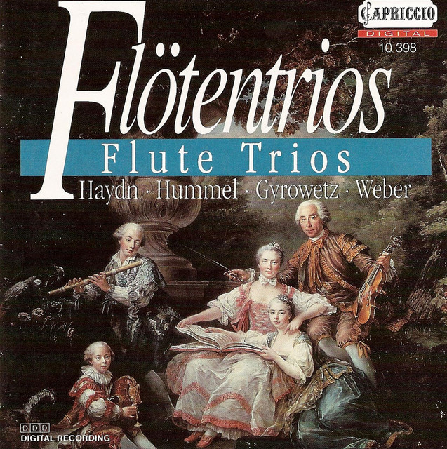 Flute Trios - Hummel, J.N. / Haydn, F.J. / Gyrowetz, A. / Weber, C. M. Von cover art