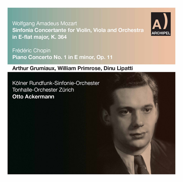 Mozart: Sinfonia concertante in E-Flat Major, K. 364 – Chopin: Piano Concerto No. 1 in E Minor, Op. 11 cover art