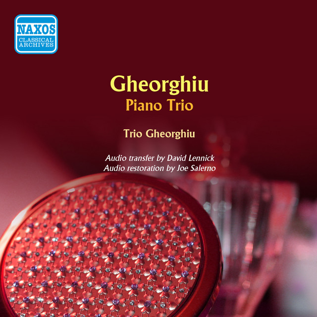 Gheorghiu: Piano Trio cover art