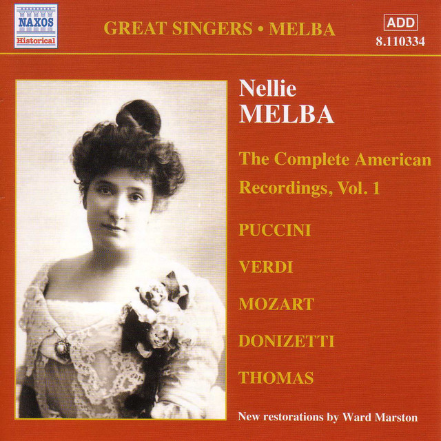 Melba, Nellie: American Recordings, Vol. 1 (1907) cover art
