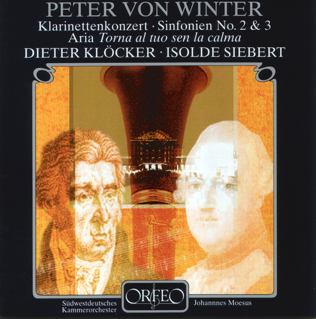 Peter Von Winter: Clarinet Concerto in E-Flat Major, Symphonies Nos. 2 & 3 & Aria cover art
