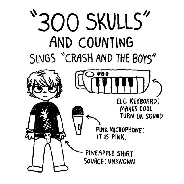 300SkullsAndCountingSingsCrashAndTheBoys album image