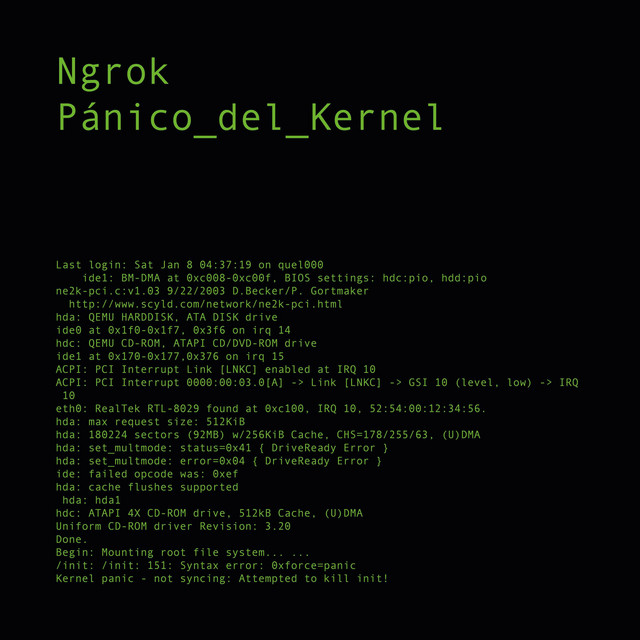 PANICO DEL KERNEL - song and lyrics by Ngrok | Spotify