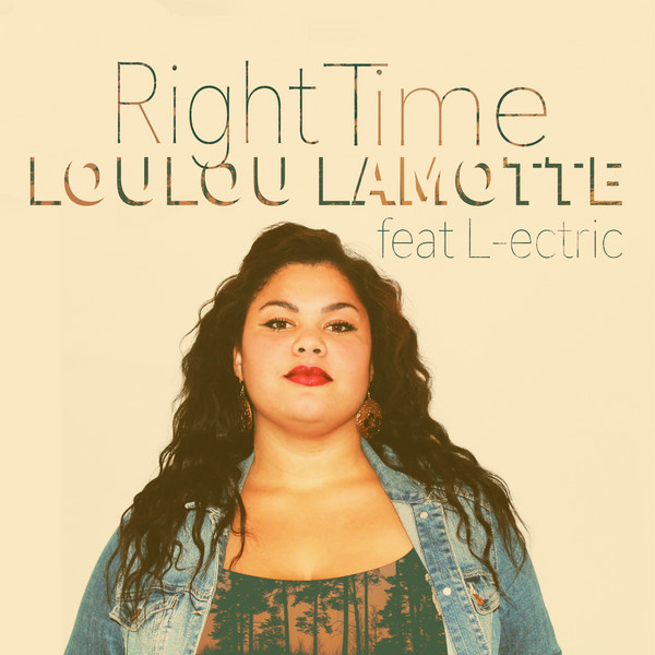 Omslag för Right Time av Loulou Lamotte