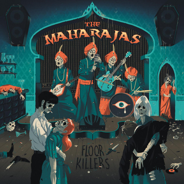 THE MAHARAJAS: Floor Killers LP cover art