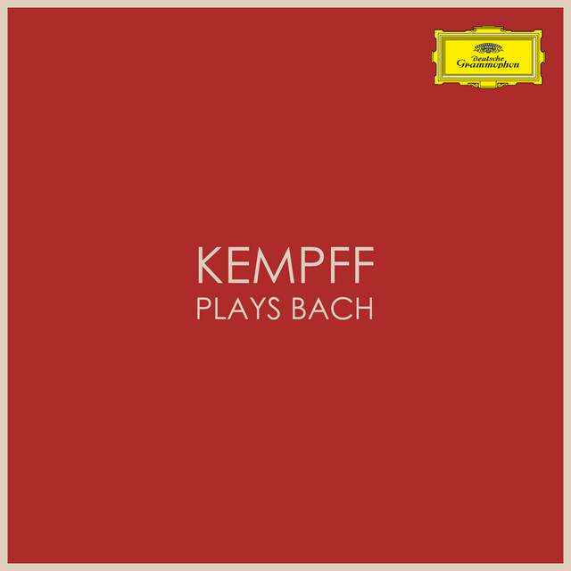 Kempff plays Bach cover art
