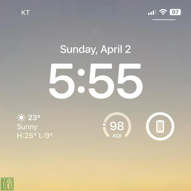 Lockscreen cover art