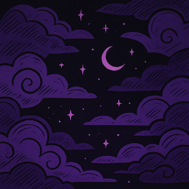 Purpurowe niebo cover art