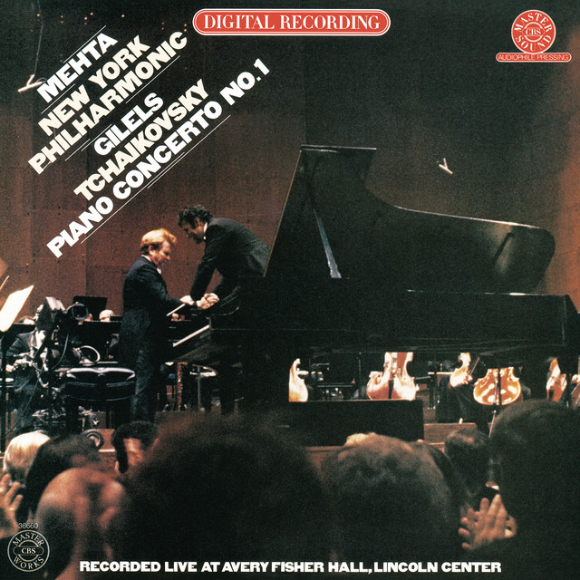 Обкладинка Emil Gilels — Tchaikovsky: Piano Concerto No.1 in B-Flat Minor, Op. 23 & Bach: Prelude No. 10 in B Minor, BWV 855