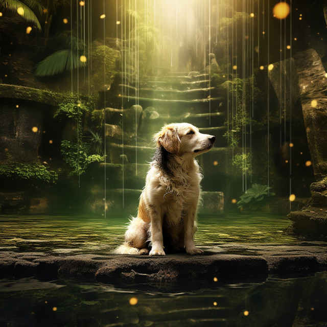 Cascading Canine Harmony: Melodies by the Waterfalls cover art