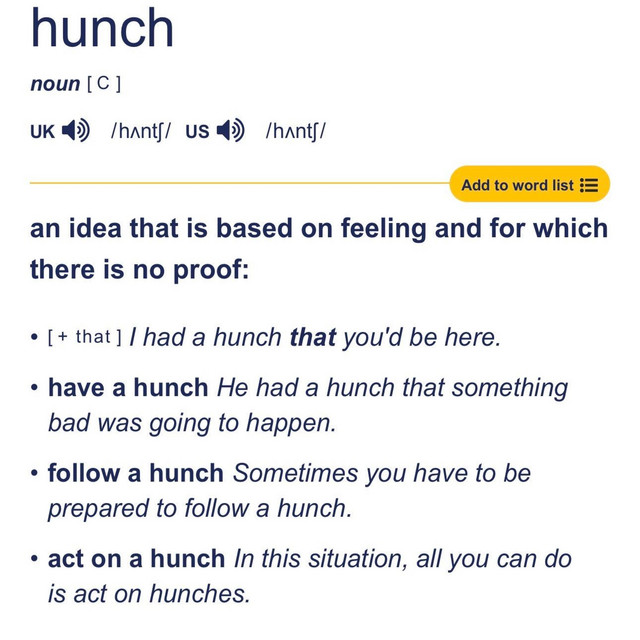 HUNCH
