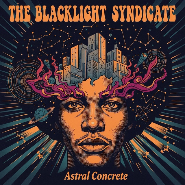 Cover: THE BLACKLIGHT SYNDICATE — Astral Concrete