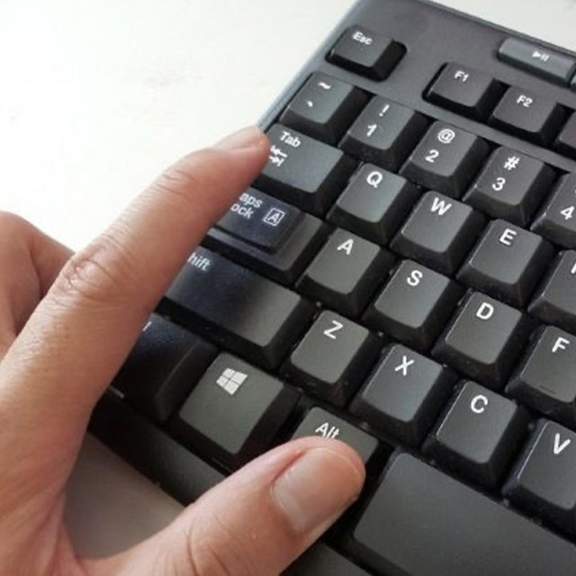 press tab