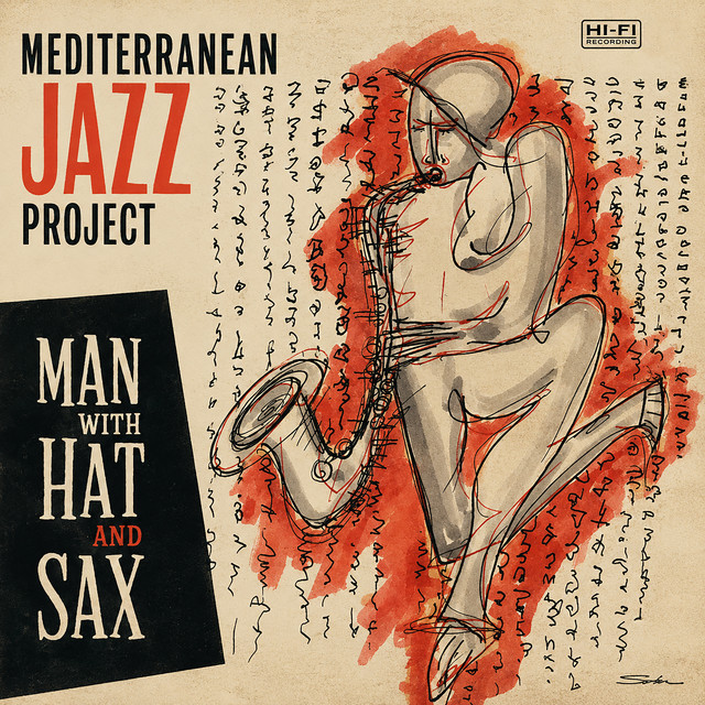 Man Whit Hat and Sax