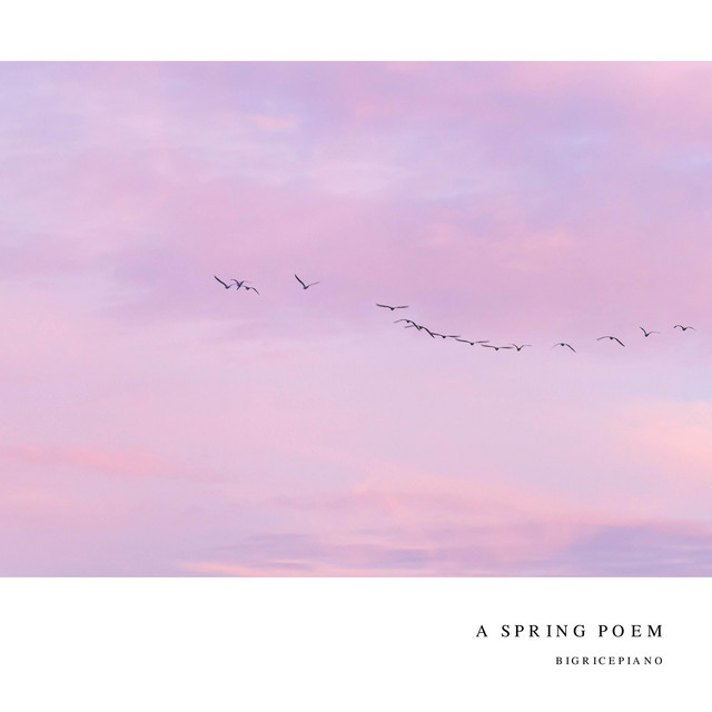 a spring poem cover art