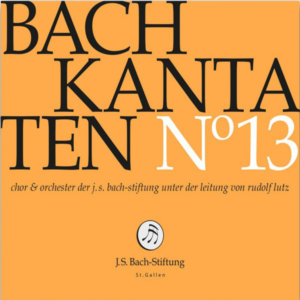 Bachkantaten N°13 (BWV 20, 13, 103) cover art