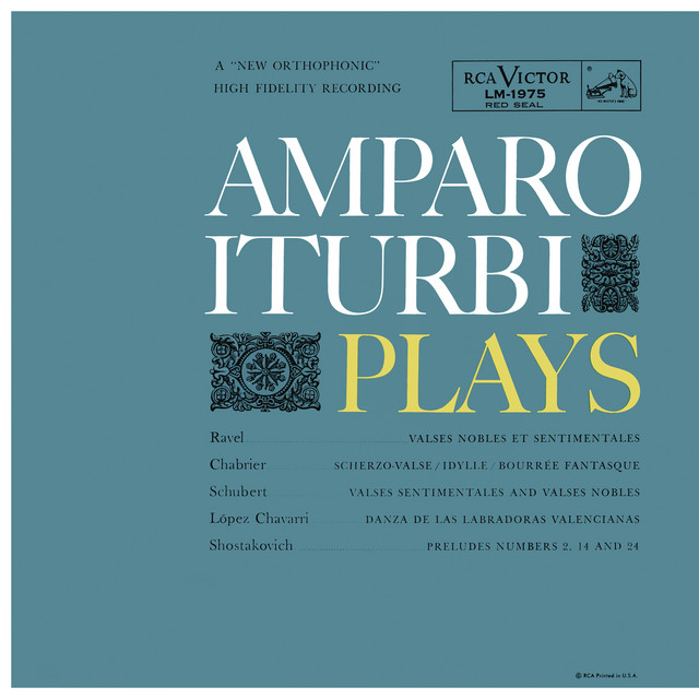 Amparo Iturbi Plays Ravel & Chabrier & Schubert & Chavarri (2023 Remastered Version) album image