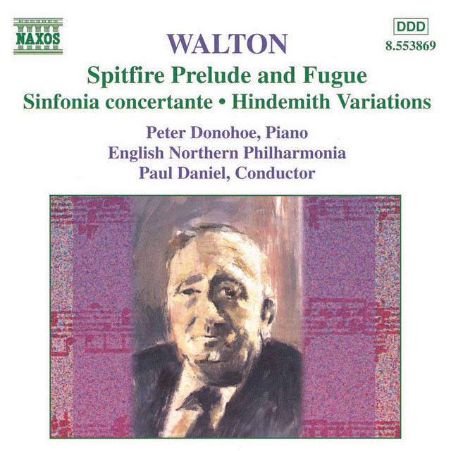 Walton: Spitfire Prelude and Fugue / Sinfonia Concertante / Hindemith Variations cover art