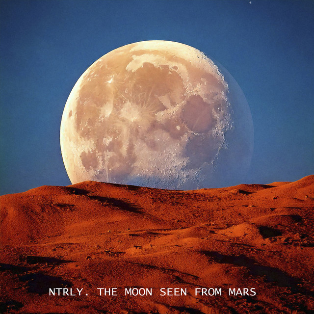 The moon seen from Mars cover art