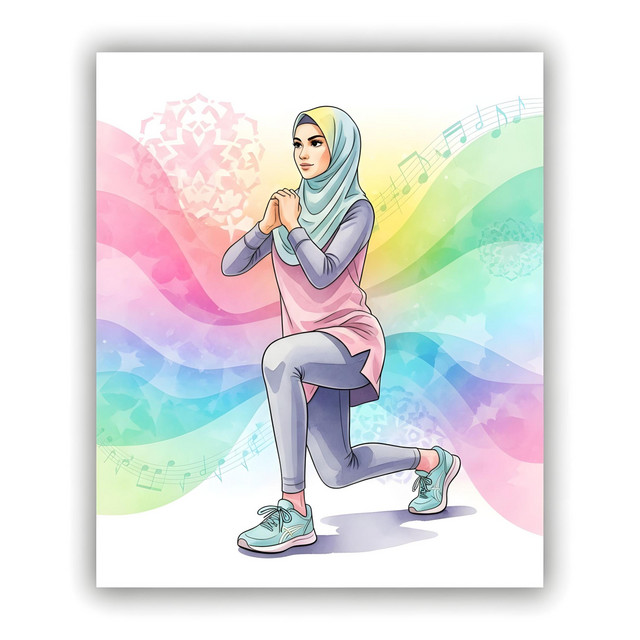 Arabic workout music cover art