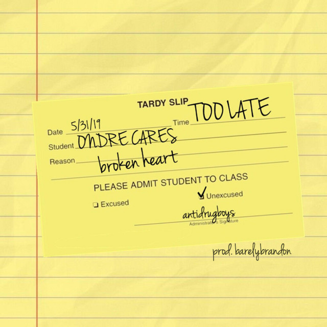 Too Late cover