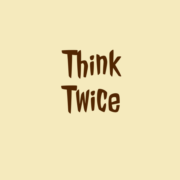 Think Twice cover