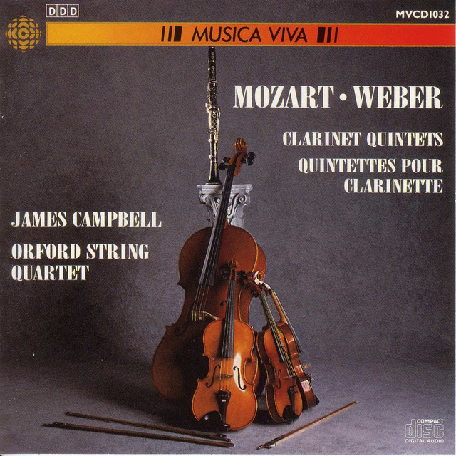 Mozart / Weber: Clarinet Quintets cover art