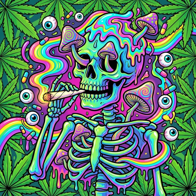 Psychedelic Skull Trip cover art