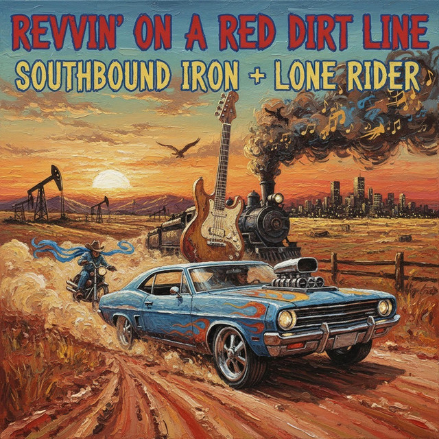 Revvin' on a Red Dirt Line cover