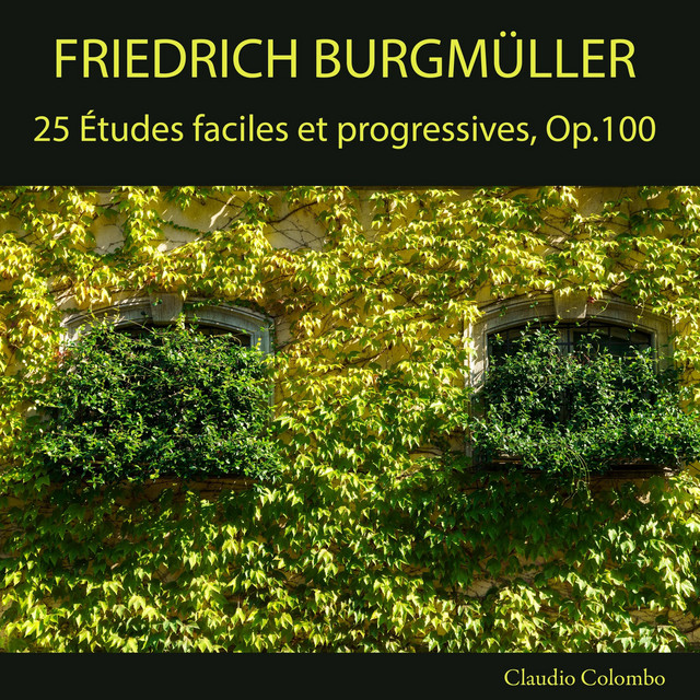 Friedrich Burgmüller: 25 Études faciles et progressives, Op. 100 cover art
