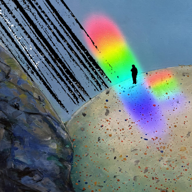 Iridescent cover art