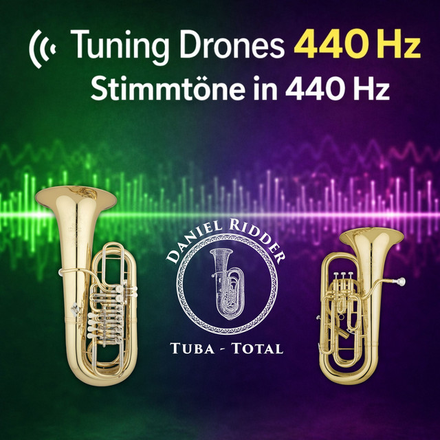 Chromatic Tuning Drones in 440 Hz for Low Brass cover art